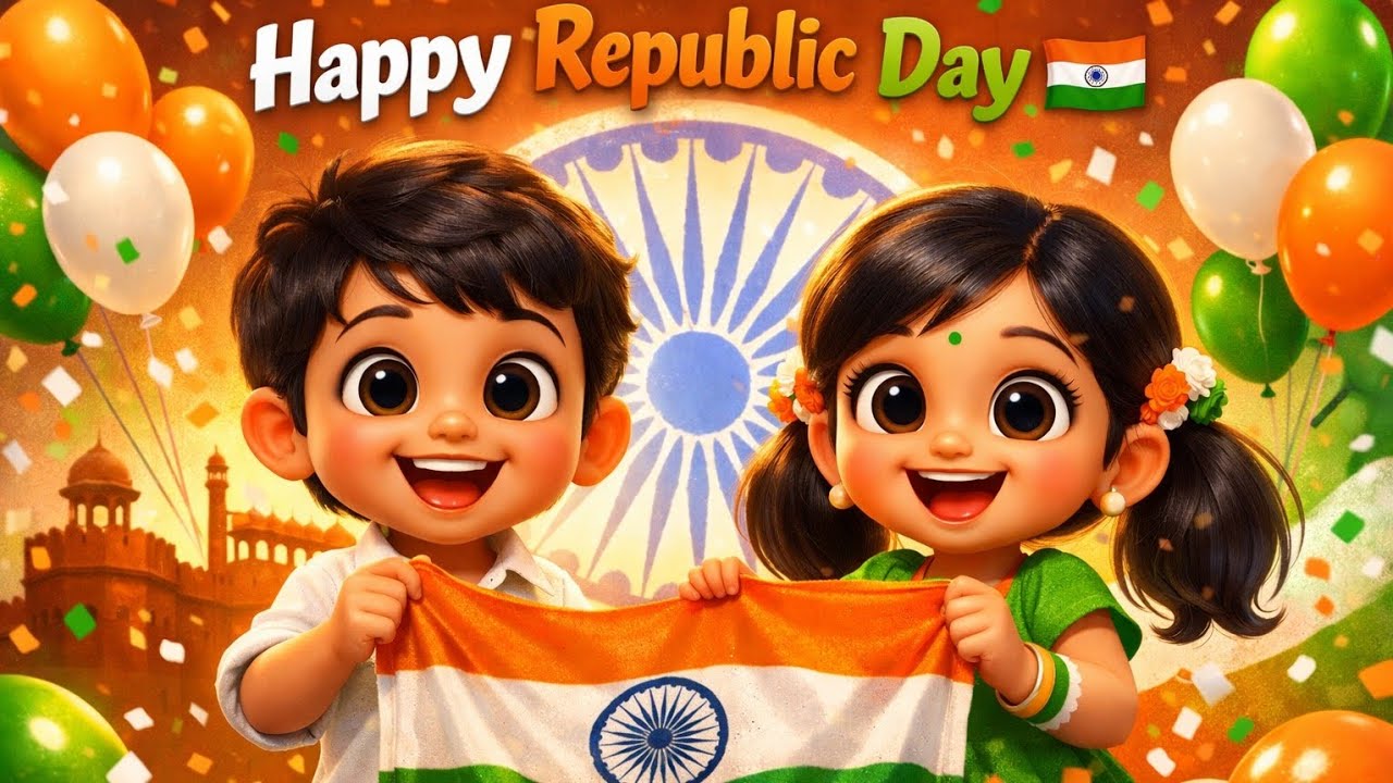 Republic Day Rhymes for Kids 🇮🇳 | Hindi Nursery Rhymes | Little Kids Rhymes | 