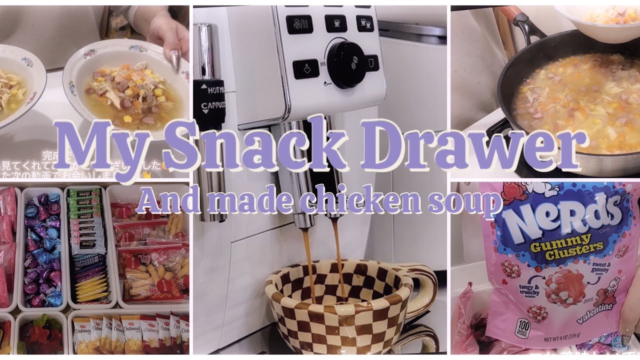 【Made a Snack Drawer】夢のお菓子引き出し🍬🍫