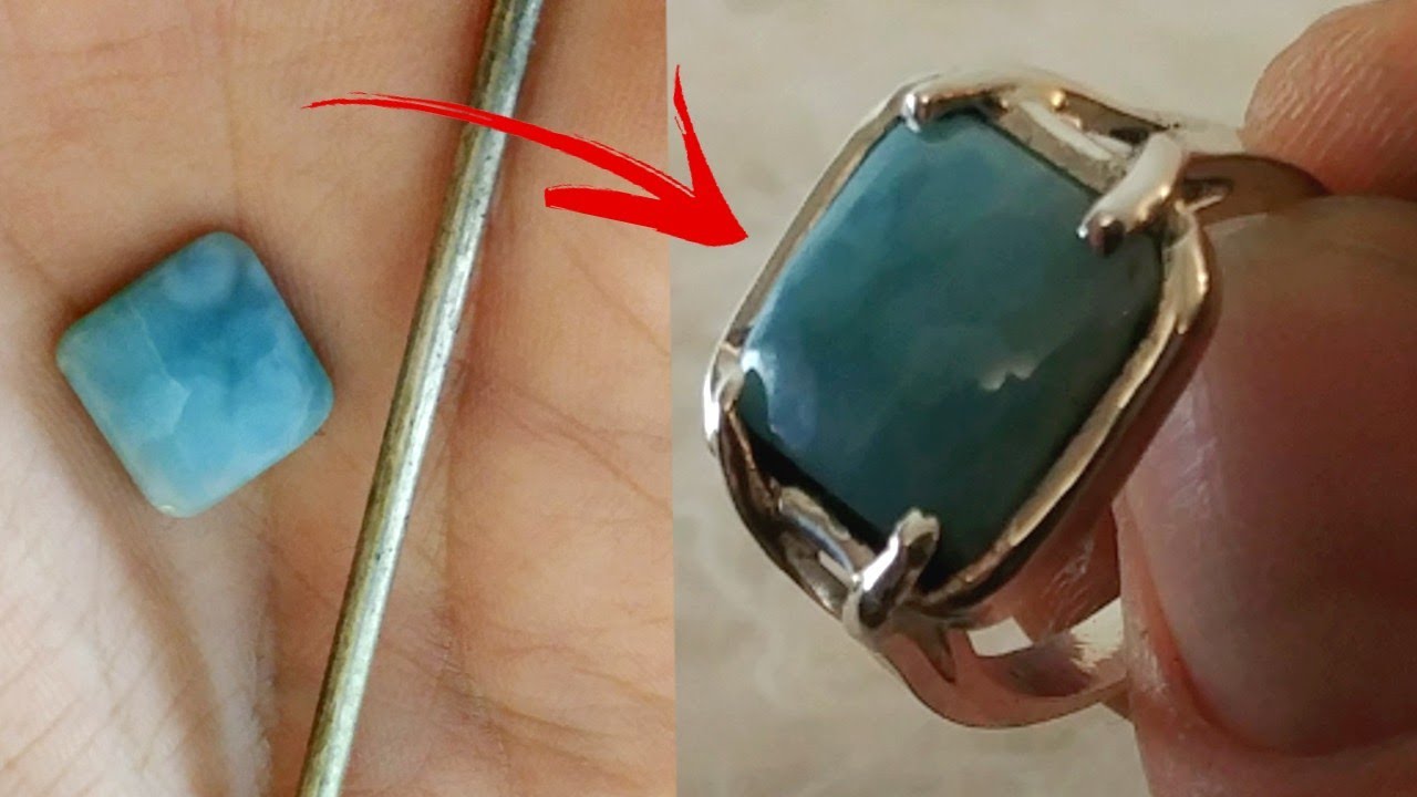 How I Made A Custom Silver Ring For Her | Square Stone Basket/Bezel Setting § By Kryher