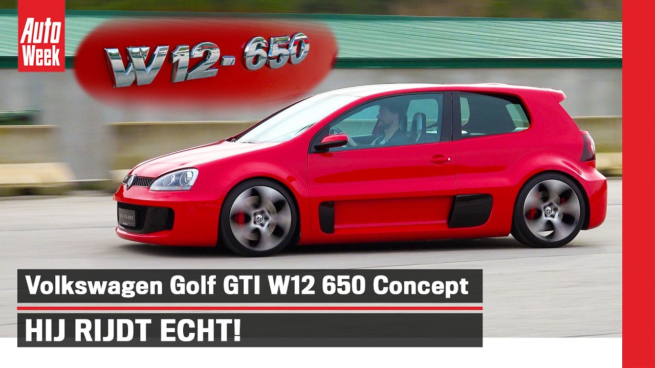 20 jaar geleden lepelde Volkswagen een W12 in een Golf, nu mogen wij ermee rijden!