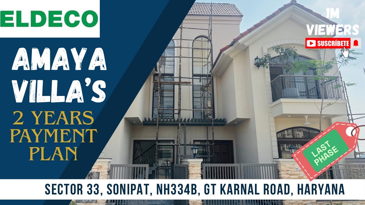 Eldeco amaya villas sonipat sector 33 eldeco amor plots NH334b, Gt karnal road, ddjay plots sonipat