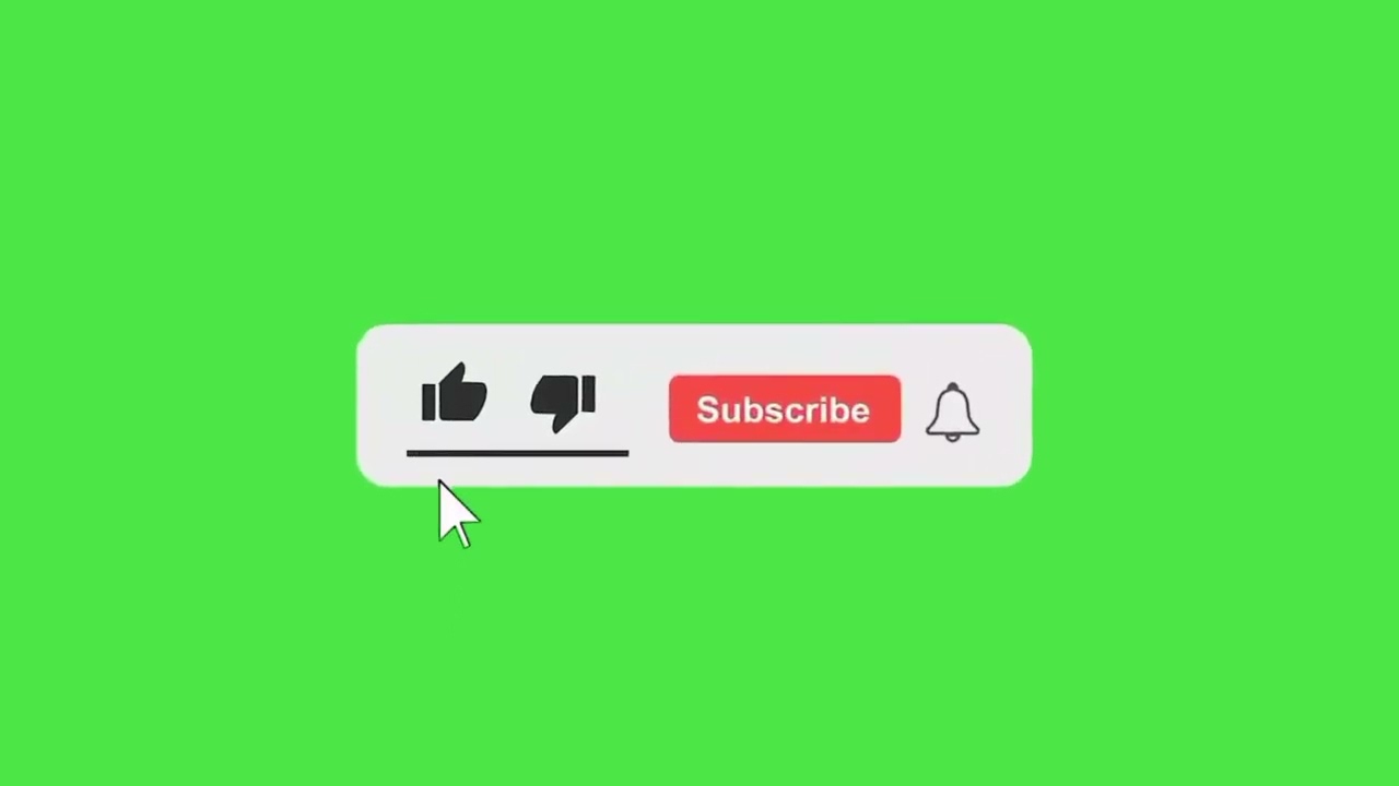 YouTube Subscribe Button | Free download | Green screen YouTube Subscribe Button