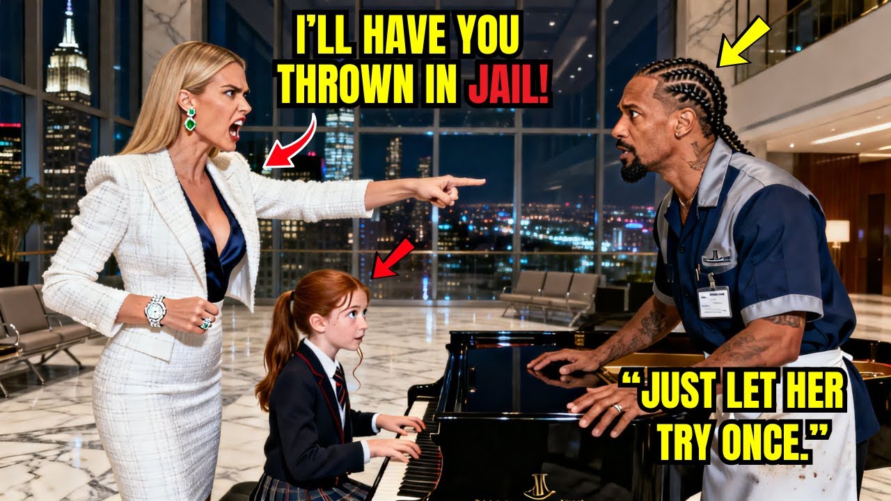 Poor Black Janitor Asked the CEO's Mute Daughter to Sing — But His Real Plan Left Everyone...