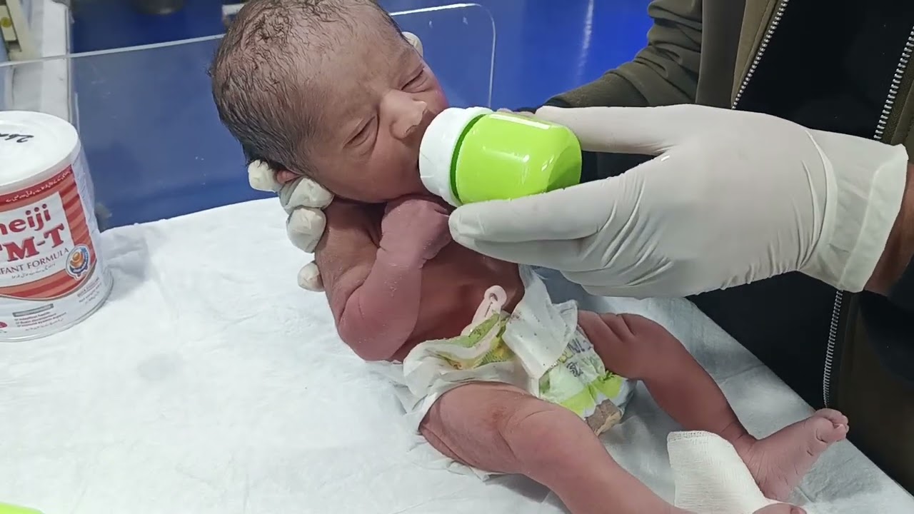 First Formula Feeding & Vitamin K Injection for a Newborn Baby in the NICU | Step-by-Step Care