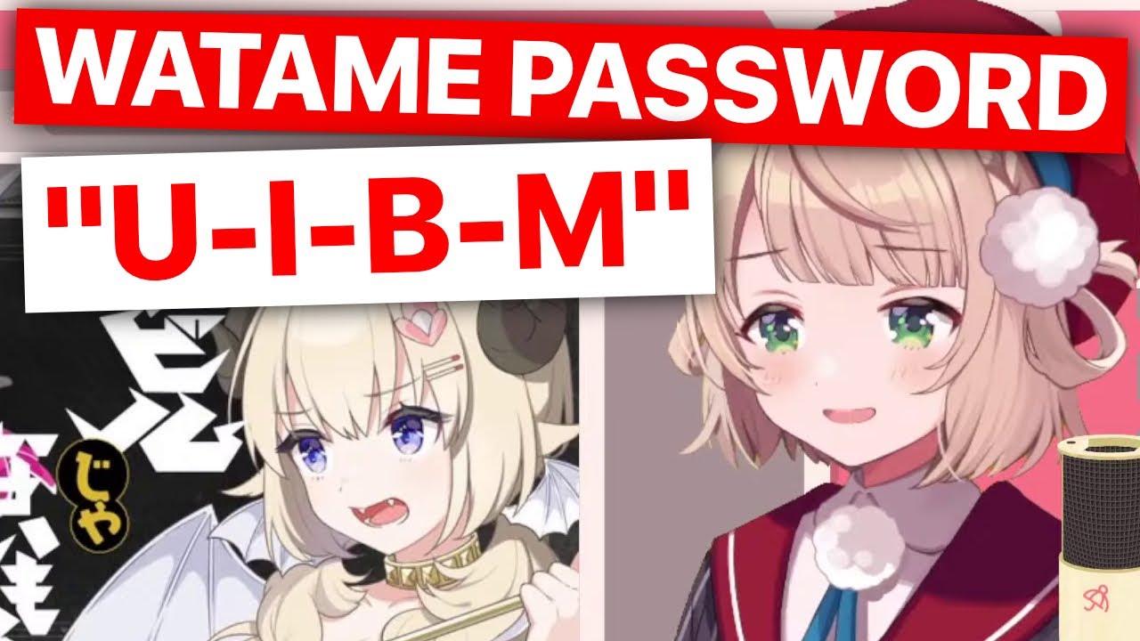 Ui-mama Notices Watame's Password Is 