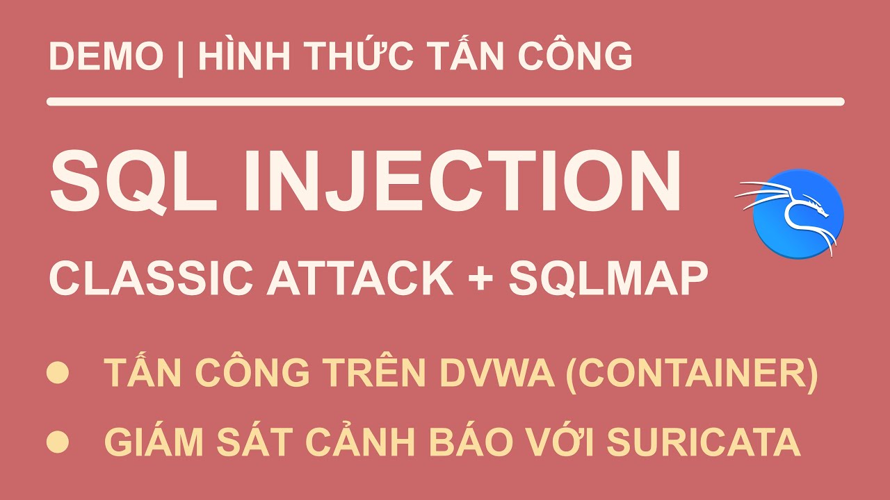 DEMO | Hình thức tấn công SQL INJECTION (dạng Classic) và cảnh báo với Suricata (ETOpen)