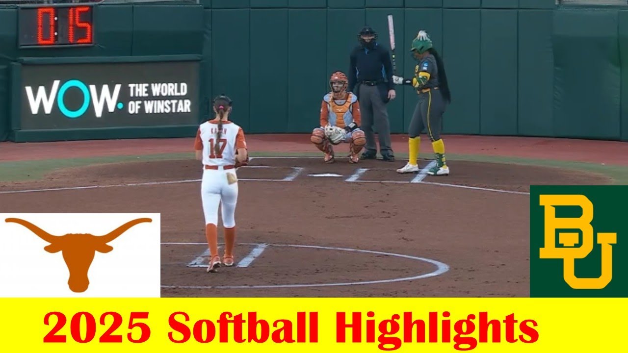 Baylor vs #2 Texas Softball Game Highlights 3 5 2025