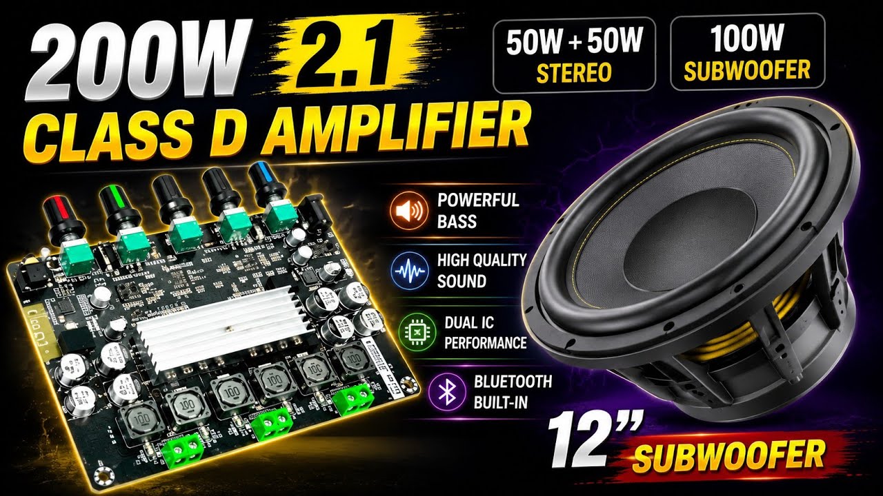 Testing The Best 200W 2.1 Class D | Gold 528bhv | TPA 3116D2