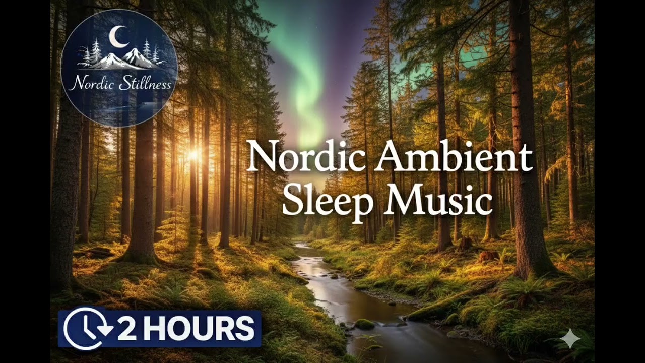 Soft Scandinavian Ambient Music for Sleep ❄️ Nordic Calm Soundscape (2 Hours)