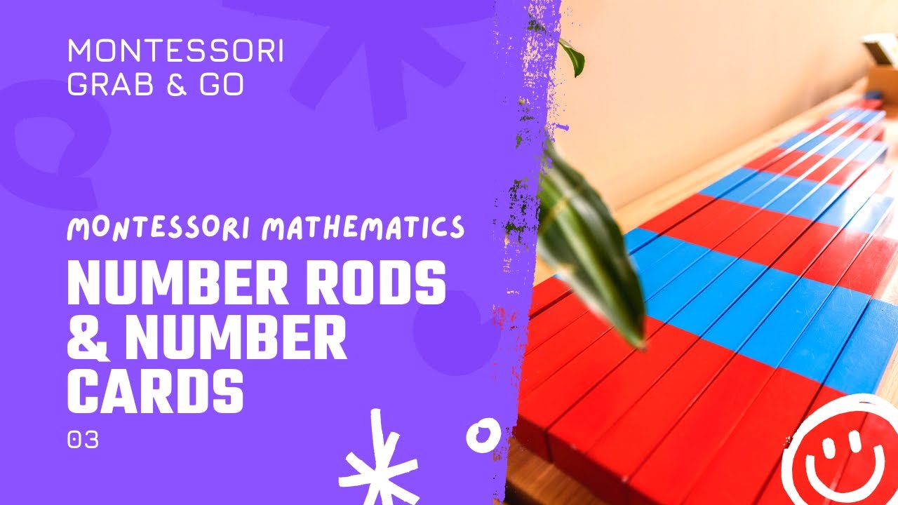 Montessori Mathematics : Number rods and number cards