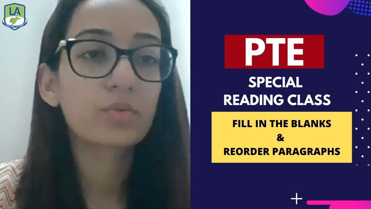 PTE Reading Practice Class | Fill in the Blanks & Reorder Paragraph | Grammar Rules & Tricks