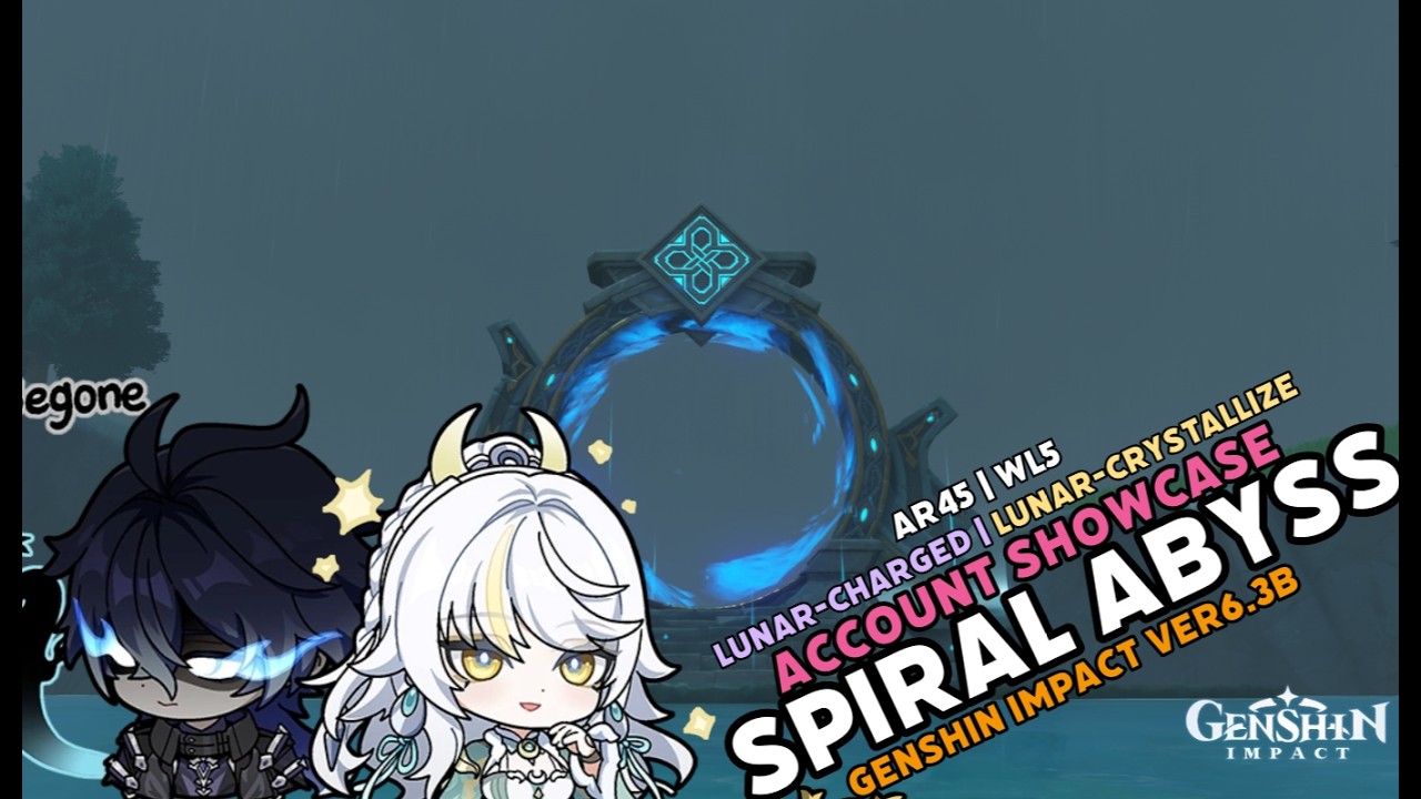 ( Lunar Charged | Lunar Crystallize ) Abyss v6.3b (Luna IV) : Genshin Impact - AR45 | WL5