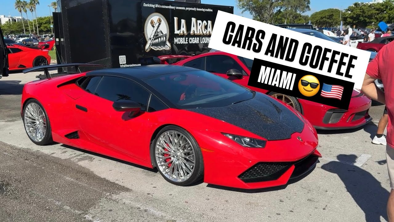 Cars and Coffee Miami 🇺🇸 | Encontro de Carros Setembro 2025 | Supercarros nos EUA
