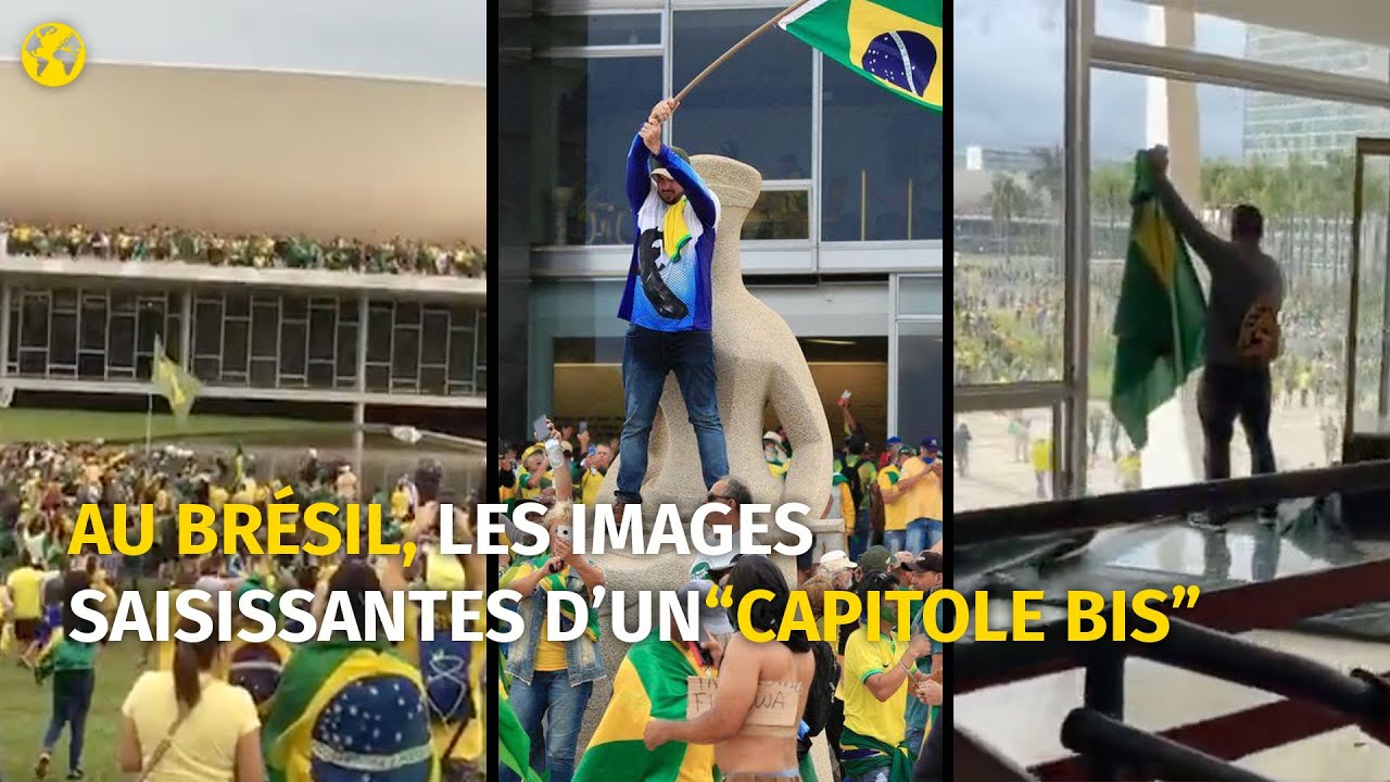 Au Brésil, les images saisissantes d’un “Capitole bis”