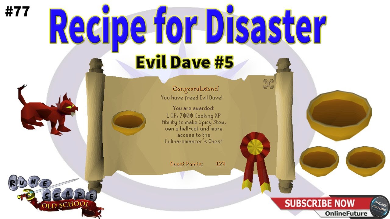 OSRS│How To Complete Recipe for Disaster Sub-Quest #5 Evil Dave 2020│Urdu Hindi