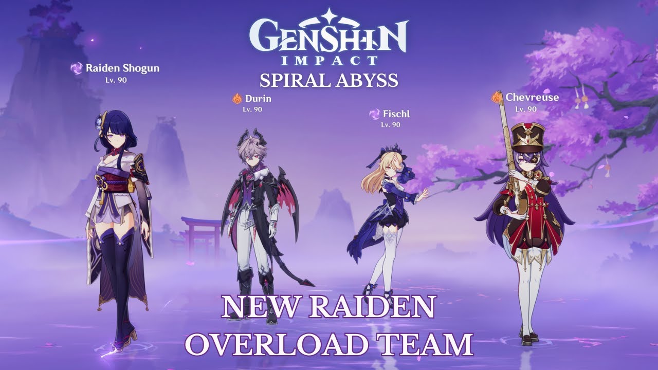 New RAIDEN Overload team - Try it in Spiral Abyss - Genshin Impact Luna 3 Speedrun