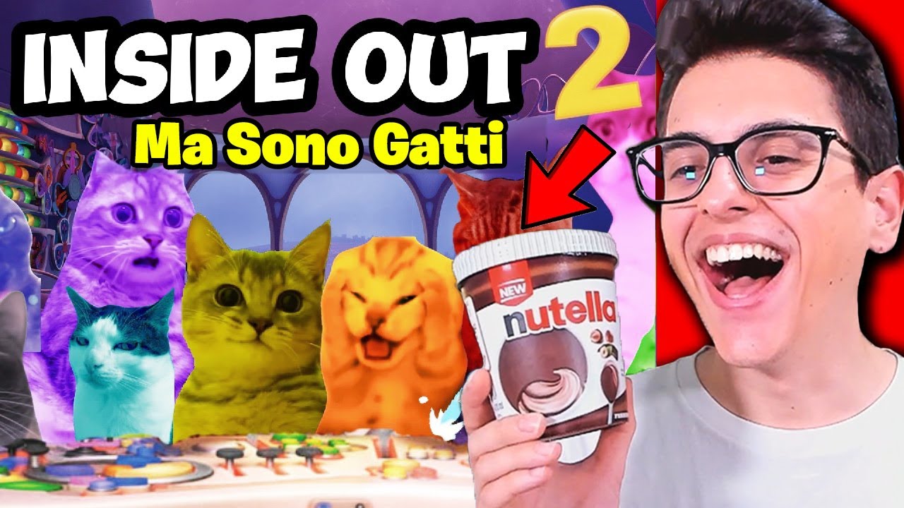 NUOVA PROVA A NON RIDERE ESTREMA CON IL GELATO ALLA NUTELLA!! (Inside Out 2)