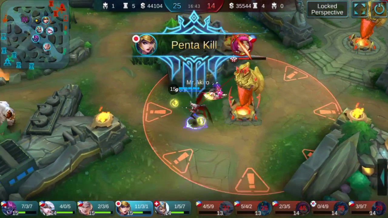 Mobile Legends: Bang bang Freya PENTAKILL!!