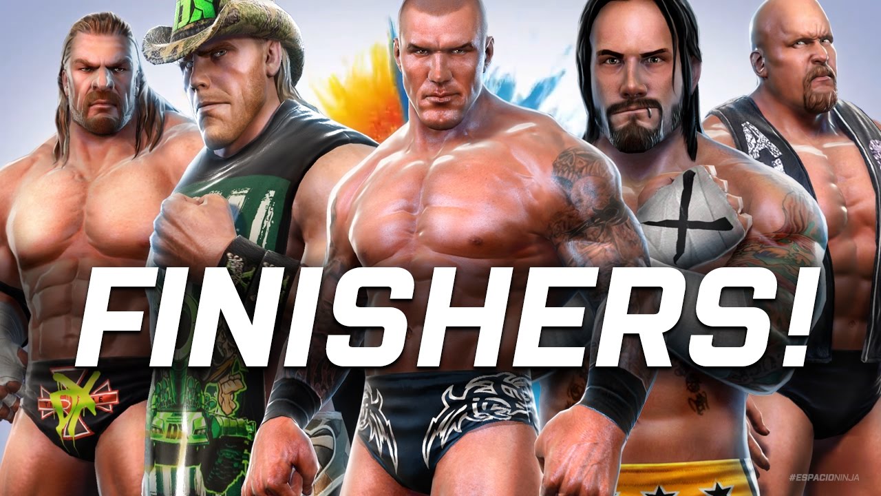WWE ALL STARS - ALL FINISHERS Animations! (PS3)