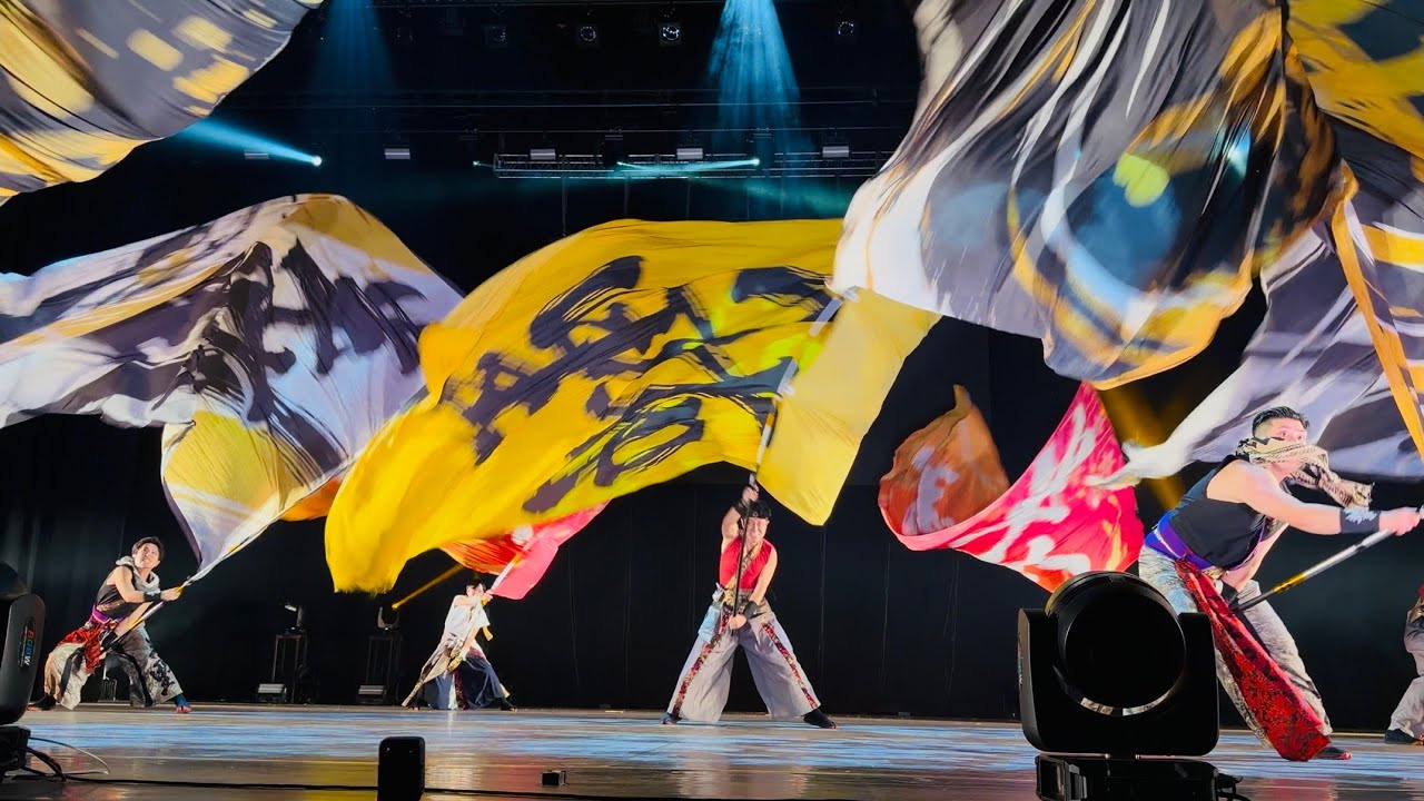旗ステージ（アップ）半布里25周年記念公演