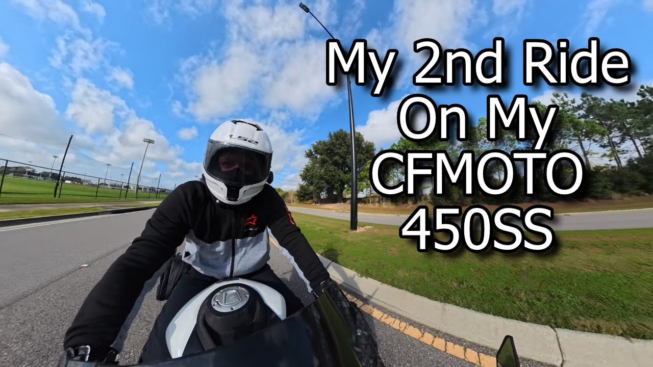 My 2nd Ride on My CF MOTO 450ss