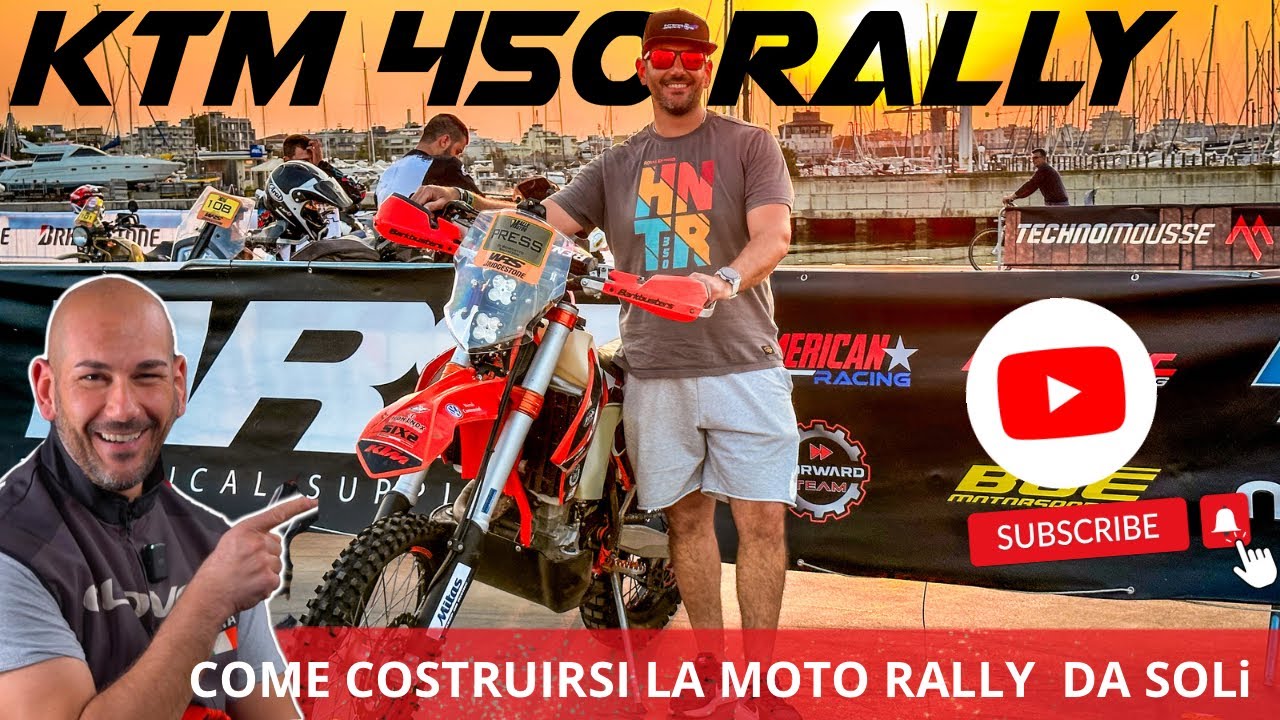 Come costruirsi la moto da Rally da soli!!Trasformo la KTM 450 per la Dakar @4KPartiSpeciali