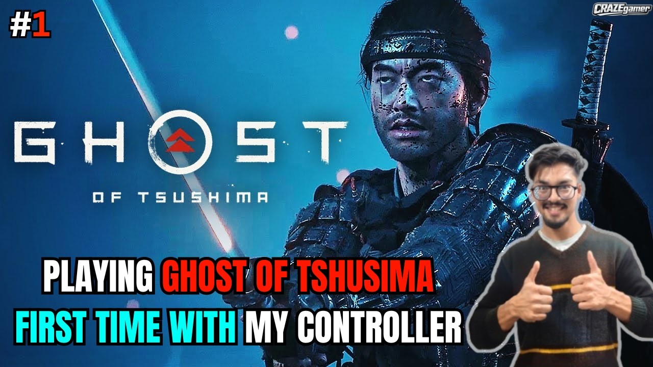 Playing Ghost of Tsushima First Time With My Controller II New Gameplay Series Ghost of Tsushima #1