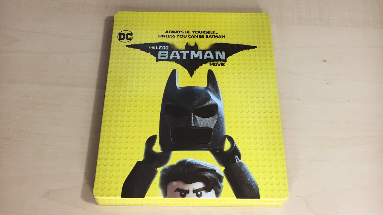Лего Фильм Бэтмен — эксклюзивная распаковка стальной книги на Blu-ray от Best Buy