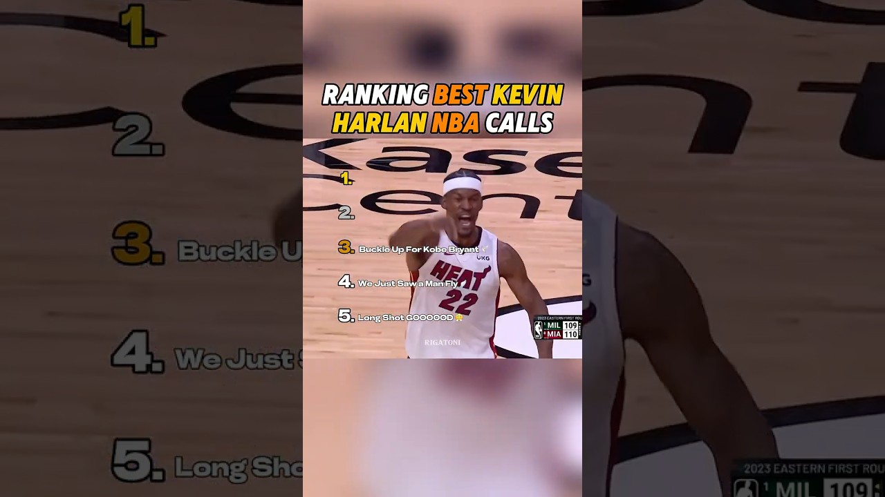 Ranking Best Kevin Harlan NBA Calls #ranking #nba #basketball #announcer  #funny #nbaplayoffs