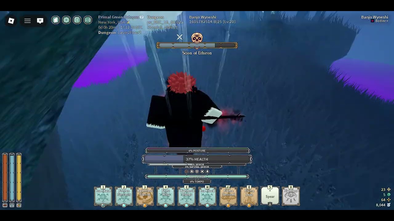 Glitched outside of ethiron