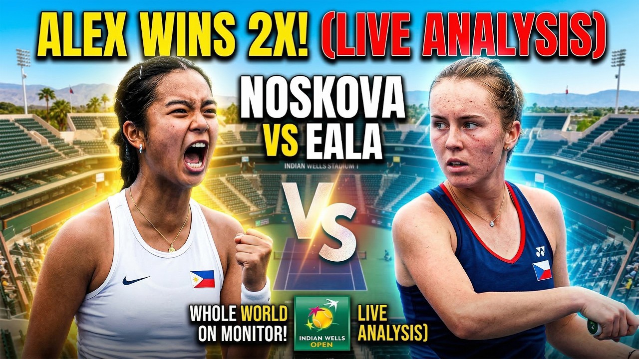 🎉 ALEXANDRA EALA SHOCKS the World! 🌍 Live Showdown vs  LINDA NOSKOVA   See Her STUNNING 2x Victory