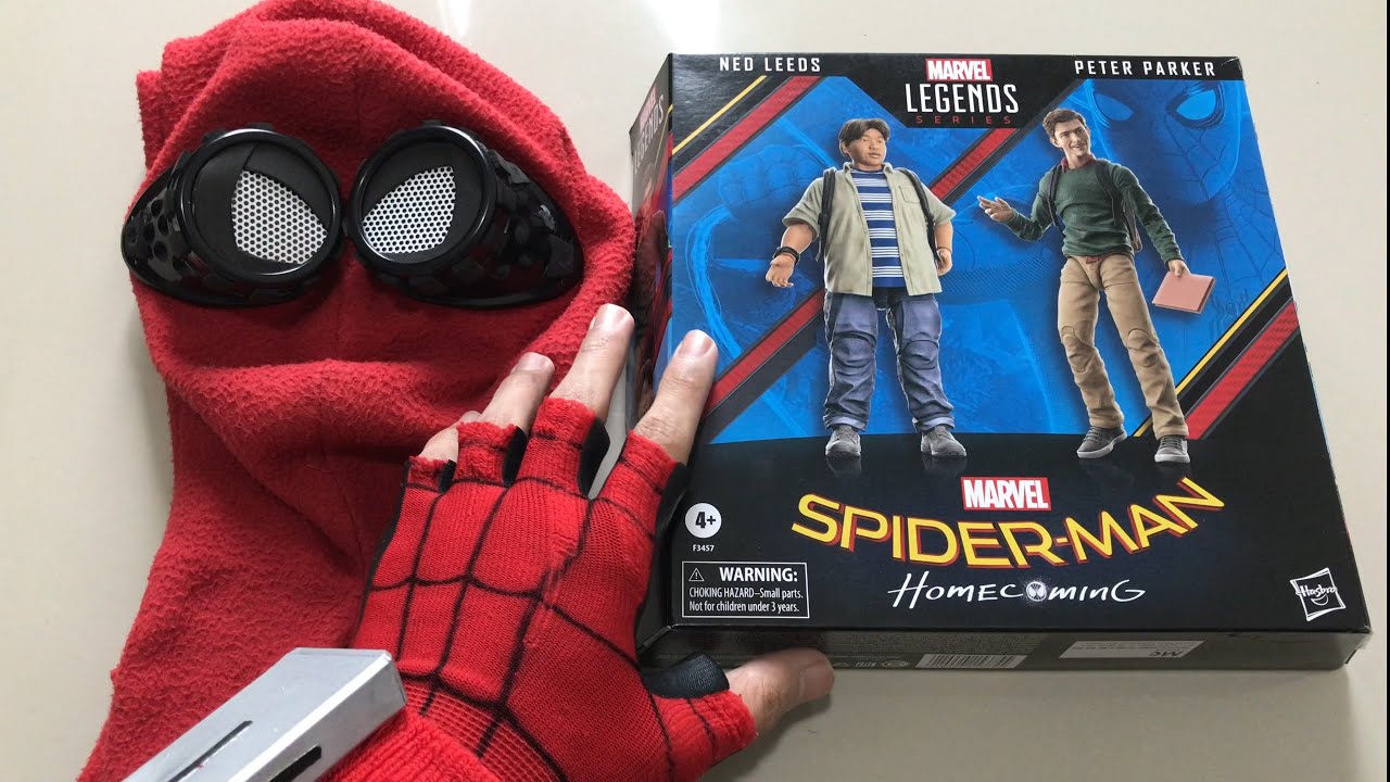 Spiderman Bros Unboxing Spiderman Homecoming Ned and Peter Marvel Legends