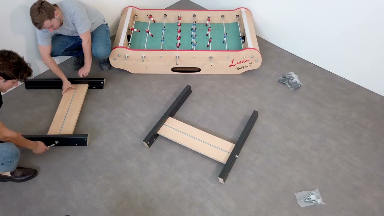 René Pierre - vidéo montage babyfoot LEADER