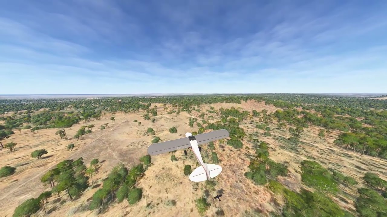 Fly by and landing at Zemio (FEFZ) Africa MSFS 2024/5