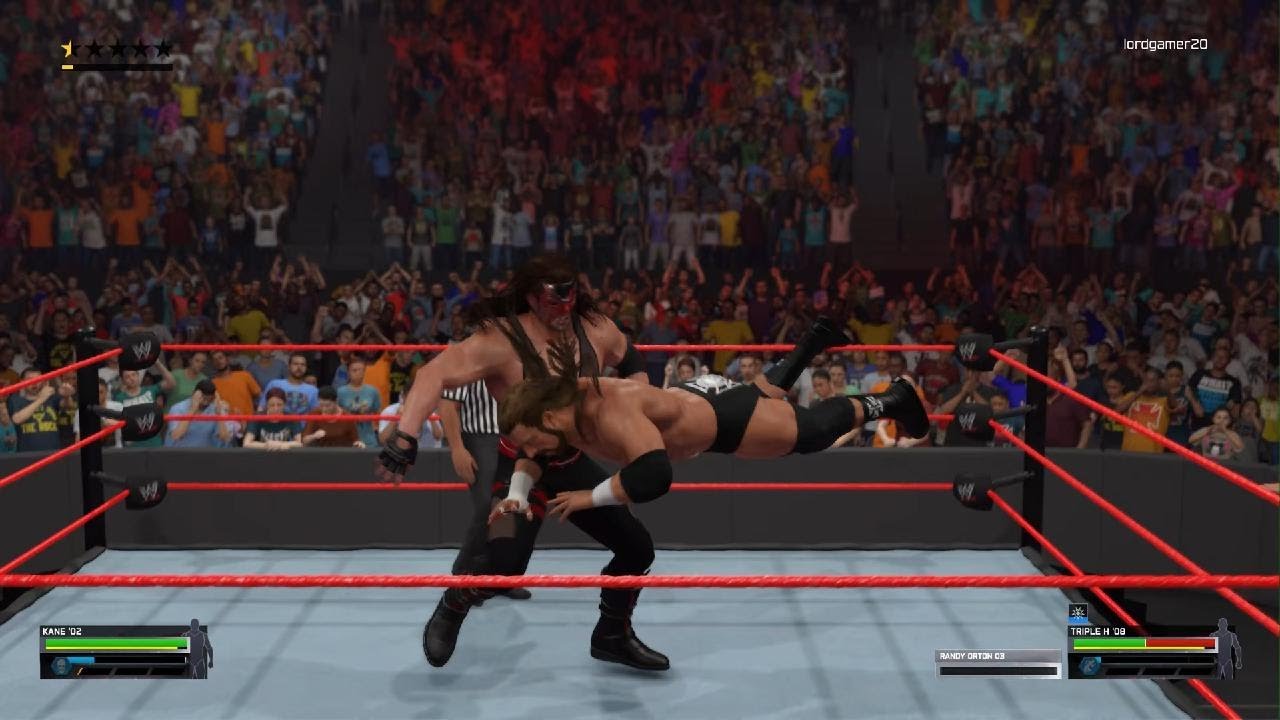WWE 2K25 Triple h vs Kane World Heavy Weight Championship Match NO Mercy 2002