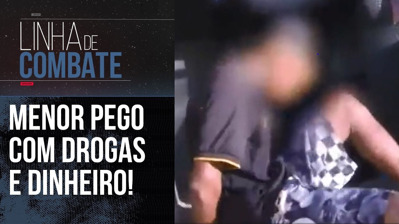 ROMU APREENDE MENOR DE IDADE COM DROGAS E DINHEIRO EM EMBU DAS ARTES | LINHA DE COMBATE