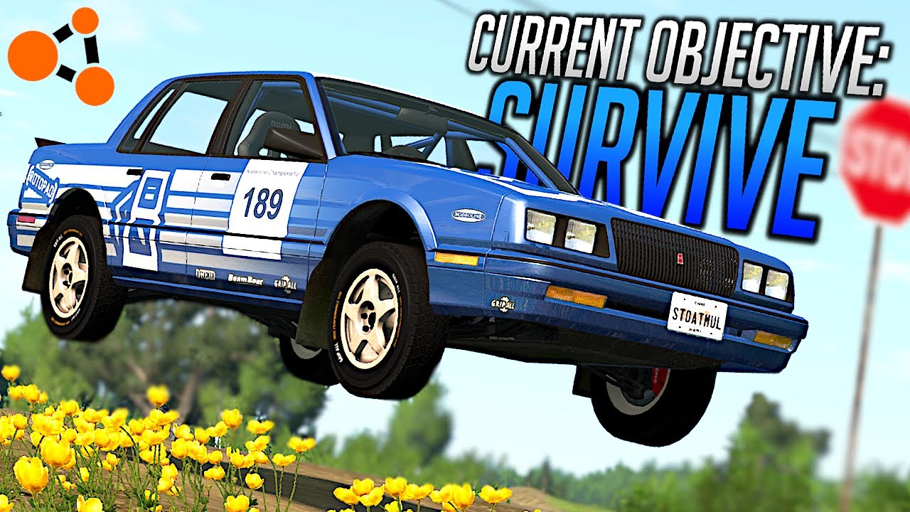 Trying to survive in BeamNG.drive - Realistic Crash Physics! | KuruHS