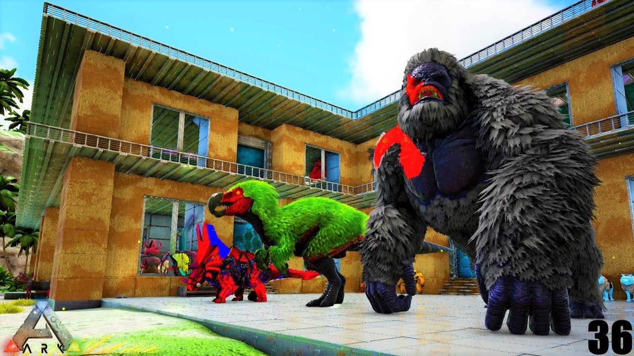 Third Trike & Building the PRIMEVAL ARMY !!! ARK Survival Evolved Pugnacia Dinos ARK MODDED E36