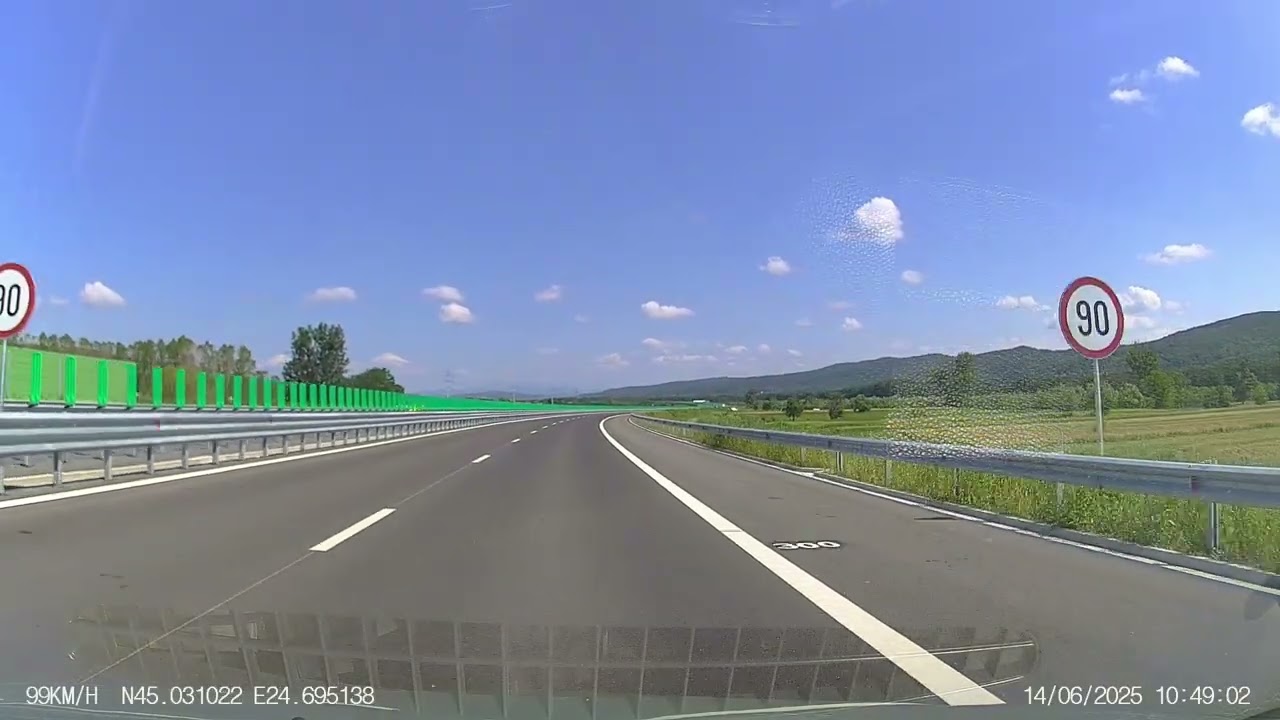 Autostrada A1 - traseu complet Pitesti - Curtea de Arges si retur -