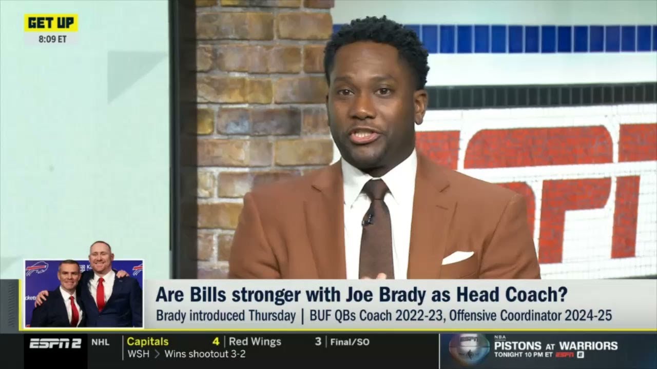 GET UP | Allen & Bills are stronger with Joe Brady as HC, Eagles hire Sean Mannion as OC, Giants OC?