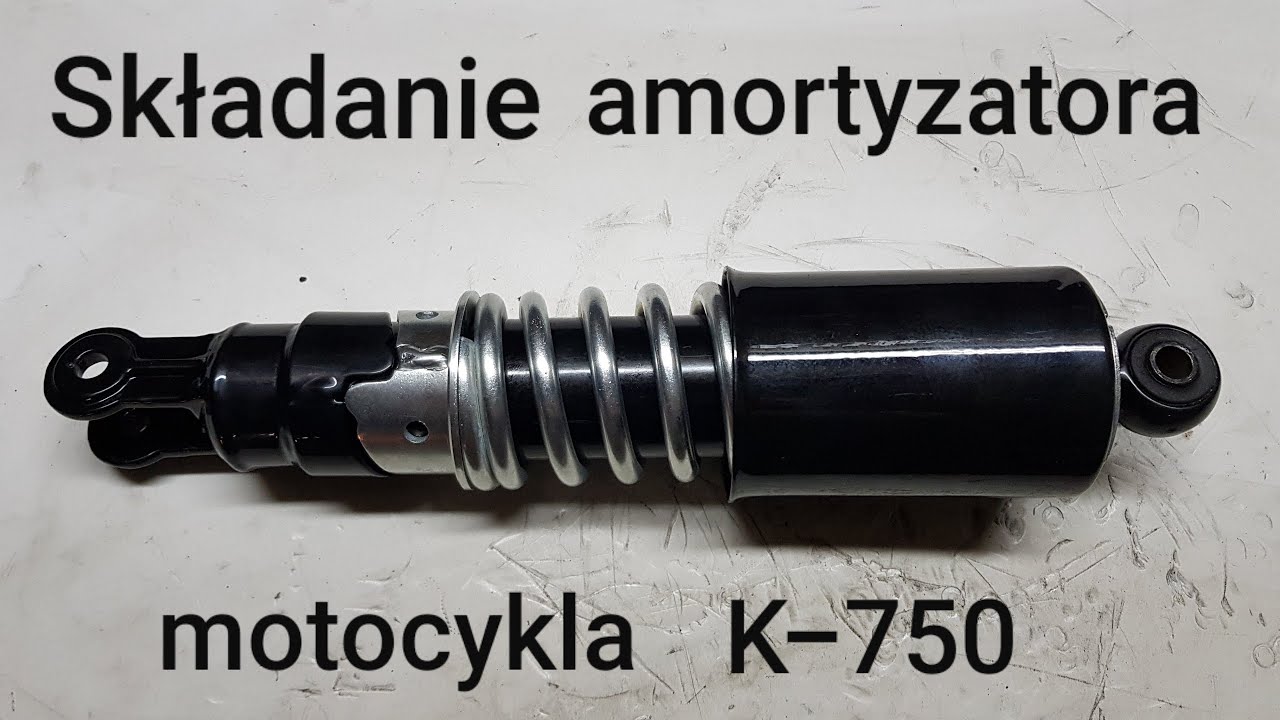 Składanie amortyzatora motocykla K-750 ural dniepr
