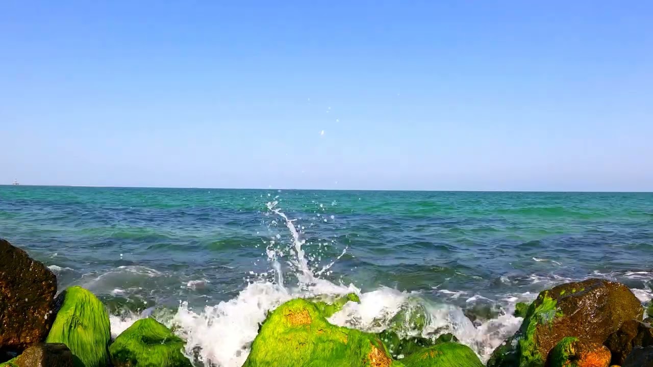 Ljudet av V&aring;gor - Havets Ljud - Naturens Ljud - Ljud av Havet-V&aring;gor -Lugnande Ljud-Lyssna p&aring; V&aring;gorna