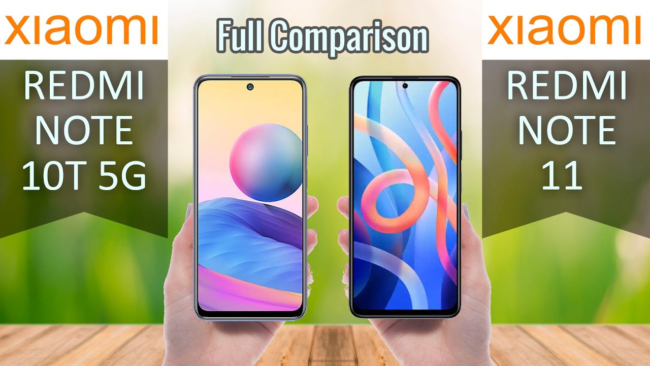 Redmi Note 10T 5G vs Redmi Note 11