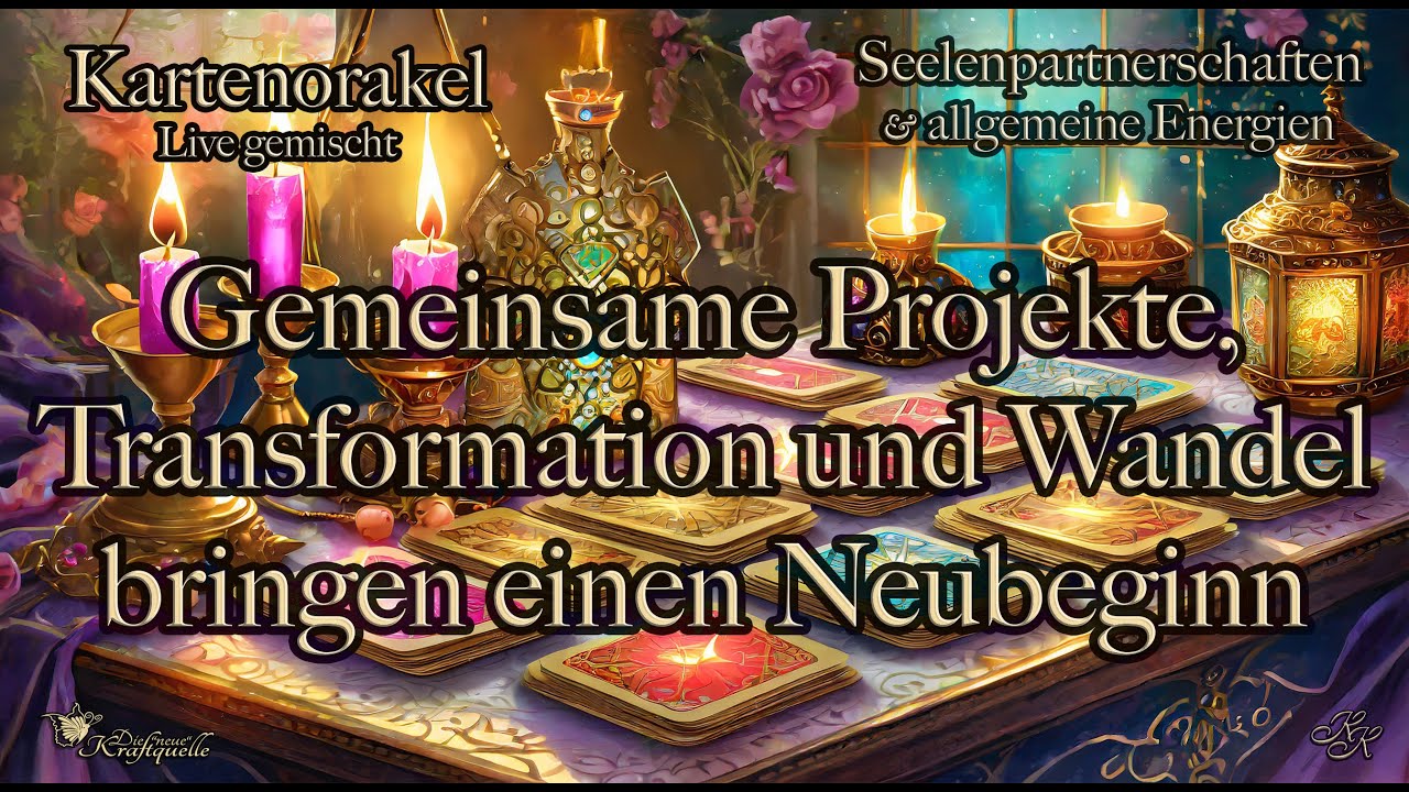 Gemeinsame Projekte, Transformation und Wandel bringen einen Neubeginn