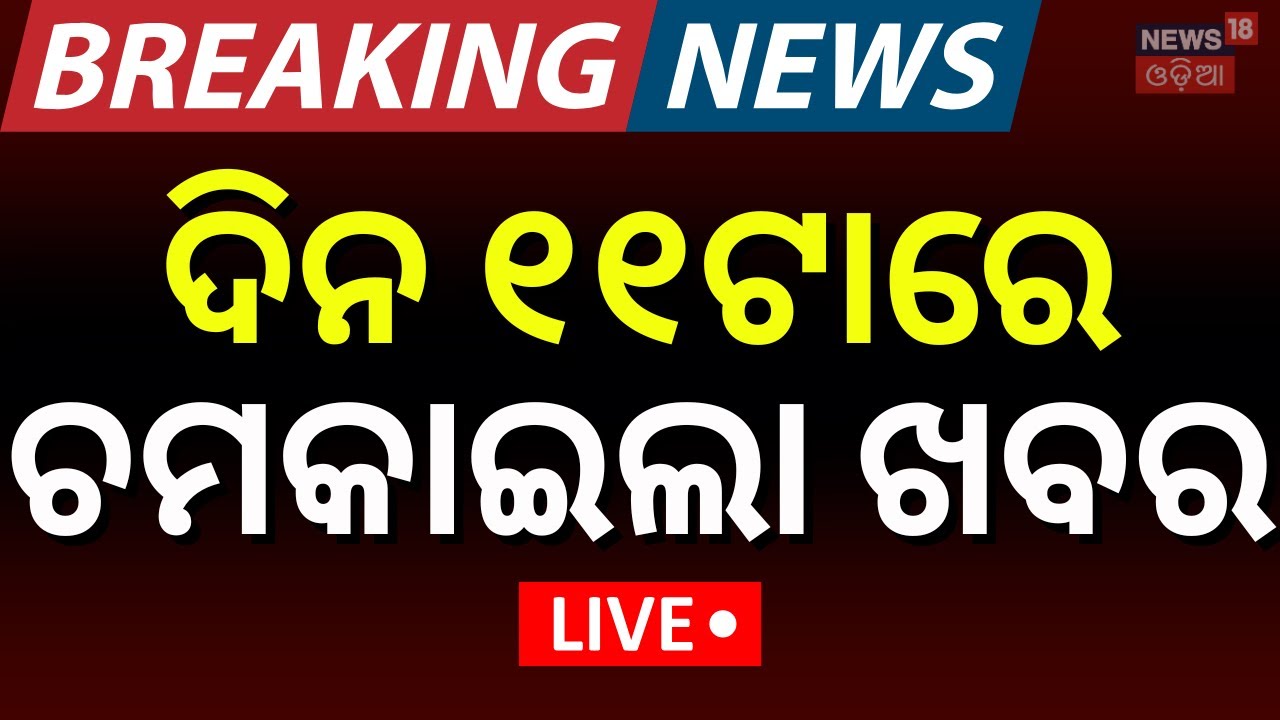 LIVE: ଦିନ ୧୧ରେ ବଡ଼ ଖବର। President Droupadi Murmu | PM Modi Pariksha Pe Charcha | Odia News