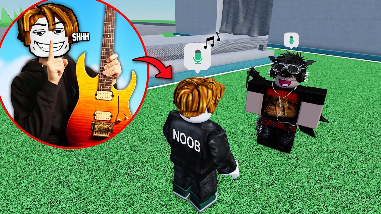 Я притворился начинающим гитаристом в ROBLOX!