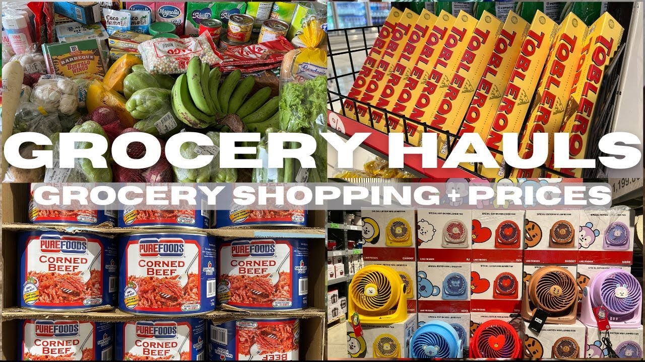 30 Min Realistic Grocery Hauls Vlog Ph | Buying essentials | SM Supermarket & Landers