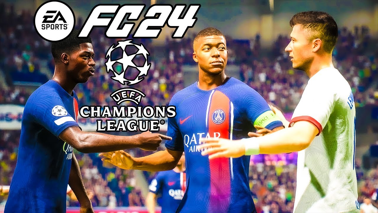 PSG vs FC Barcelona // Quart de Finale Ligue des Champions // EA FC 24 PS5 4K HDR