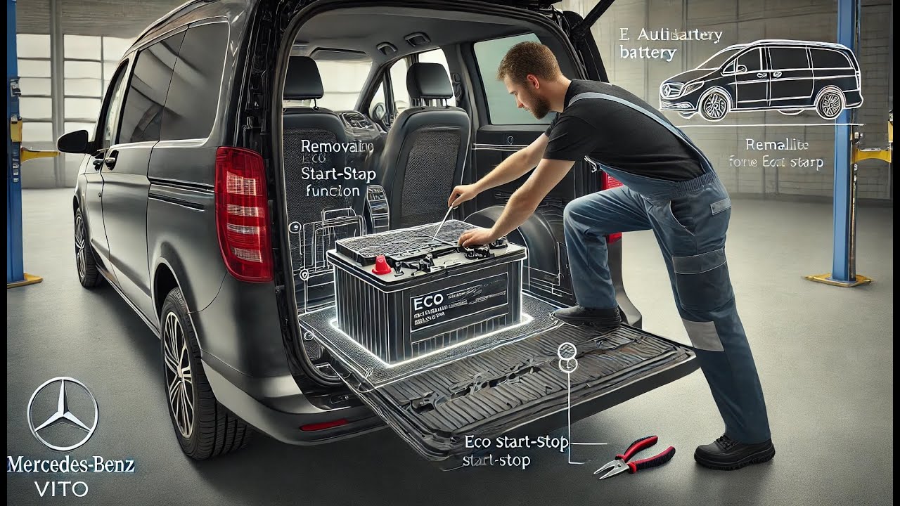 Mercedes Vito: So tauschen Sie die Zusatzbatterie für die ECO Start-Stopp-Funktion aus (W447, W448)