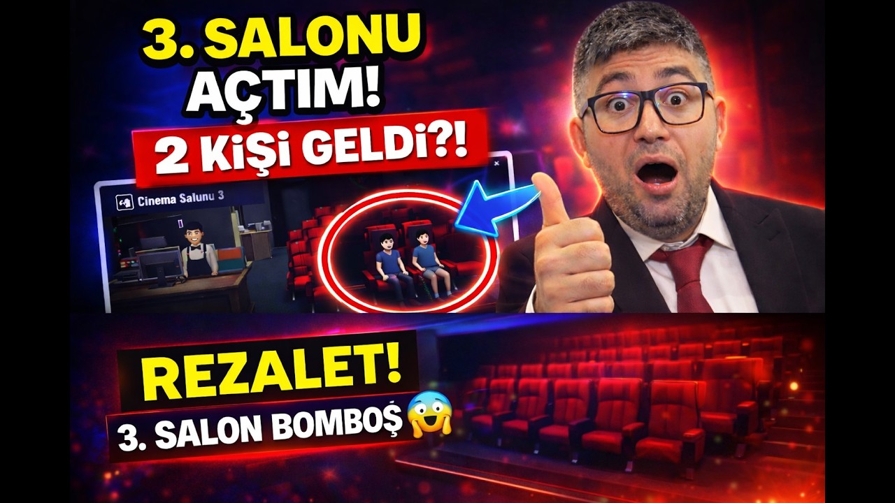 🍿 – CINEMA SIMULATOR . Salon Fiyasko Oldu! 2 Kişi Ne Demek?!